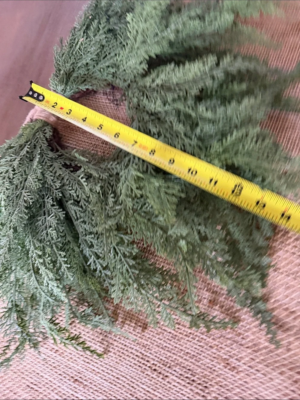 Faux Cedar heart Wreath for holidays - or Not!!
